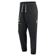thumbnail image 2 of Men's Nike  Black West Virginia Mountaineers Basketball Travel Fleece Performance Pants, 2 of 3