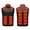 A_ Black, variant on Unisex Stand Collar Zip Thermal Padded Vest, Nine Warm Zones Cartoon Ghost Graphic, Heat Retain Layer for Woodland Hikes Black S