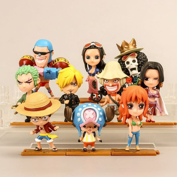 One Piece Luffy Sanji Usopp Bartolomeo Marco Bartholemew Kuma Rucchi Arlong  Nami Dracule Mihawk PVC Action Figure Model Toy Doll C0220 From Make03,  $19.14