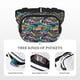 thumbnail image 5 of Easygdp Colorful Carp Streamer Fanny Packs para Mujeres y Hombres, Bolsa de Cinturón, Bolsos de Cruz para Trabajo/Correr/Senderismo, 5 of 9