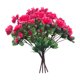 thumbnail image 1 of 4 manojos de flores artificiales de seda sintética, rododendros, decoración reutilizable. Rosa rojo, 1 of 9