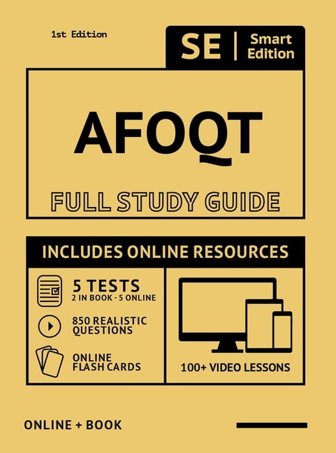 Afoqt Full Study Guide : Complete Subject Review With Online Videos, 5 ...