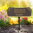 thumbnail image 1 of Garden Welcome Personalized Lawn Plaque - Bronze/Gold, 1 of 2