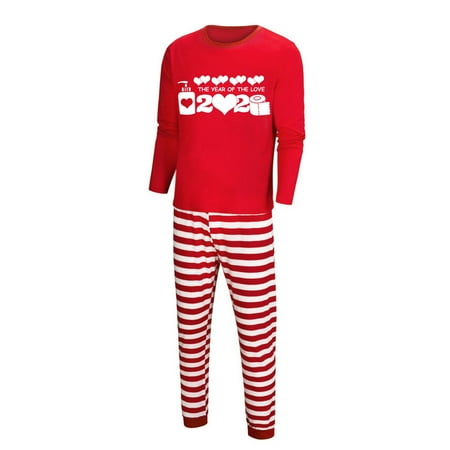 

valentines day gifts for him Valentine s Man Women Adult Blouse Tops Pants Family Clothes Lovers Pajamas Set