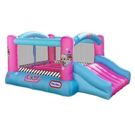 LOL Surprise Jump 'n Slide Inflatable Bounce House With Blower, Great Gift for Kids Ages 4 5 6+