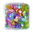 thumbnail image 1 of Suministros de uñas de tortuga en miniatura, accesorios de resina, tortugas de resina de miniatura, colorido lindo encanto de resina 3D Charm de uñas, 500 piezas, 1 of 7