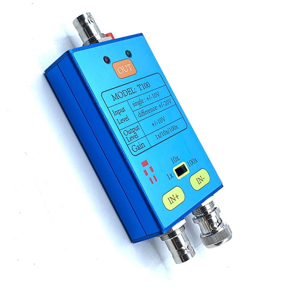 T100 1X/10X/100X Oscilloscope Differential Probe 10M Bandwidth to Amplify Signal