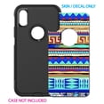 thumbnail image 2 of DistinctInk Custom SKIN / DECAL compatible with OtterBox Commuter for iPhone XS MAX (6.5" Screen) - Blue Red Yellow Tribal Print, 2 of 5