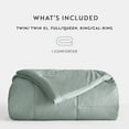 thumbnail image 5 of Noble Linens Eucalyptus All Season Lightweight Down-Alternative Solid Comforter, Twin/Twin XL, 5 of 10