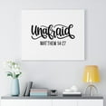 thumbnail image 2 of Scripture Walls  Unafraid Matthew 14:27 Bible Verse Canvas Christian Wall Art Ready to Hang Unframed, 2 of 12