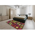 thumbnail image 5 of Ahgly Company Machine Washable Indoor Rectangle Transitional Carbon Red Area Rugs, 7' x 10', 5 of 7