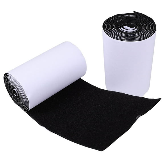 HOOWIFFY Non- Rug Tape Black Strong Adhesive Grip for Secure Floor Mat Sealing No