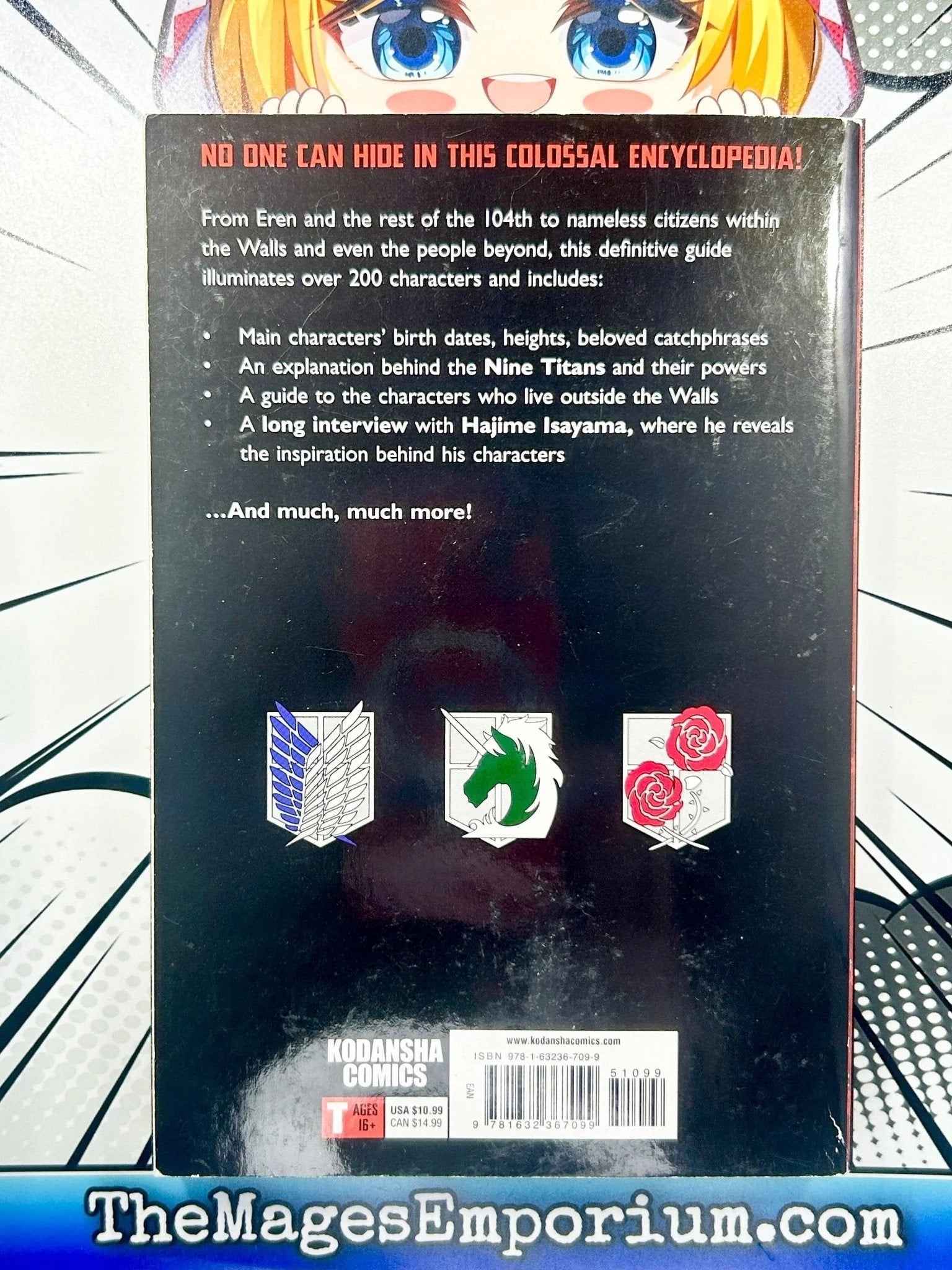 Attack on Titan Character Encyclopedia - Walmart.com