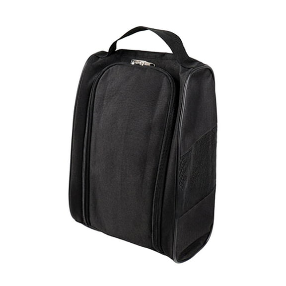 AMLESO Golf Shoes Bag Shoe Carrier Bag Multifunction Golf Accessories Sports Shoes Bag Pouch for Running Hiking Travel Men Women Gym Black