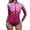 Hot Pink, variant on Swimsuit for Women Long Sleeve Rash Guard Sun Printed Zipper Surfing Womens Clothing,Blue,2XL
