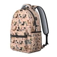 thumbnail image 2 of Black Cute Dachshund Dog and Wine Backpack for School,Cute School Bag,Schoolbag with Adjustable Shoulder Straps & Padded Back,15.3"x11"x7.1"., 2 of 6