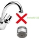 thumbnail image 4 of Grifo Ahorrador de Agua Macho Hembra Lavabo de Fregadero de 24 Mm, Reduce Su Consumo Entre un 30 y un 80% (Macho M24), 4 of 5