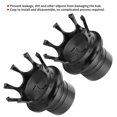 thumbnail image 5 of Front Axle Cap Covers Distinctive Crown Styling CNC Aluminum Alloy for Motorbike ModificationBlack, 5 of 5