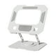 thumbnail image 3 of Soporte ajustable para computadora portátil, elevador para computadora portátil, fácil de transportar y almacenar, antideslizante con rotación de 360 degree. Blanco, 3 of 9