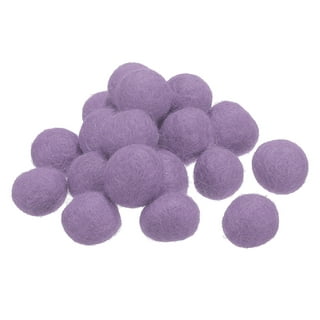 Wool Felt Balls Beads Woolen Fabric 3cm 30mm Grey for Home Crafts 20Pcs 