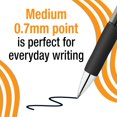 thumbnail image 2 of BIC Gelocity Pro Retractable Gel Pen with 0.7 mm Medium Point, 12-Count in Black Ink for Smooth Writing (Black), 2 of 3