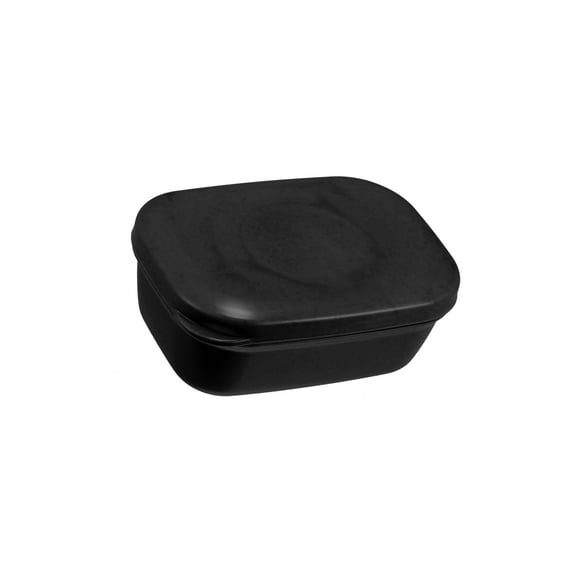 Unique Bargains Soap Dish Keep Soap Dry Soap Cleaning Storage for Bathroom Kitchen Black