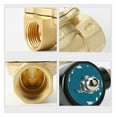 thumbnail image 4 of 1/4" 1" 2" Normally Closed Brass Solenoid Valve 24VDC 12VDC 24VAC Direct Acting For Water Gas Oil ,Offering Precision and Performance, 4 of 6