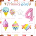 thumbnail image 2 of Set de globos PRELITER Pink Ice Cream número 4 para fiesta de cumpleaños, 2 of 7