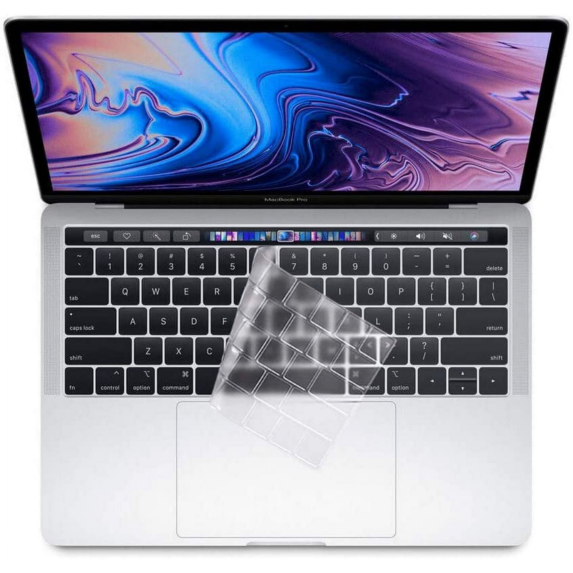 Cinhao Ultra Thin Tpu Keyboard Cover Skin For Macbook Pro With Touch Bar 13 15 A2159 A1706 A1707 A1989 A1990 2016 2017 2018 Released Keyboar