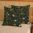thumbnail image 2 of Spring Flower Pillow Covers 18x18 Wildflower Farmhouse Decor Throw Pillows Case for Couch Black Wild Floral Seasonal Pillowcase Outdoor Decorative Cushion Case for Sofa Bed Decorations Set of 2, 2 of 6