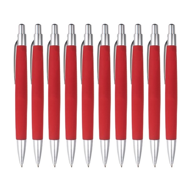 Pisexur Batería de cocina Paquete de 10 bolígrafos retráctiles básicos de tinta negra, escritura suave, 1 ml para la cocina del hogar