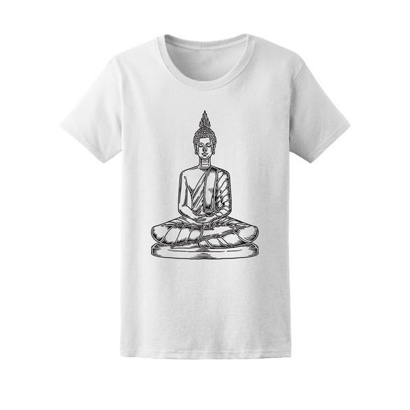 Simple Art Buddha Statue T-Shirt Men -Image by Shutterstock, Male XX-Large