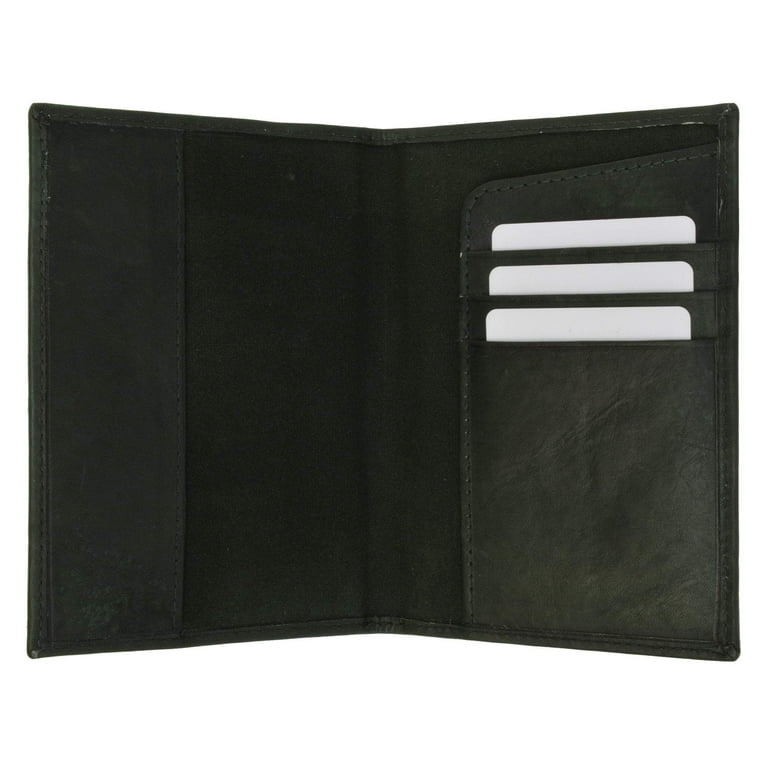 USA Gold Genuine Leather Wallet Holder: Travel Passport