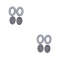 thumbnail image 4 of Matsuzay Almohadillas para los oídos Auriculares con cancelación de ruido Reemplazo de auriculares protectores en la oreja para auriculares Gris-plata 2Conjunto, 4 of 6
