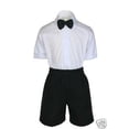 thumbnail image 5 of New Boy Infant &Toddler Formal Black Bow tie Vest Shorts Suit 0M-.24M, 2T 3T 4T, 5 of 6