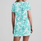 thumbnail image 5 of Vestido Corto de Verano Moda Gradiente Corto de Manga en V Cuello Vestido Casual, Poliéster Ligero de Verano, Lavado de Manos, 5 of 7