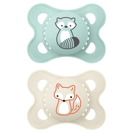 UPC: 0845296063342 | MAM Original Matte Baby Pacifier Nipple Shape Helps Promote Healthy Oral Development Sterilizer Case Boy 0-6 (Pack of 2)