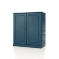 thumbnail image 3 of Palace Imports 100% Solid Wood 32" Bathroom Cabinet with Solid Doors and Adjustable Shelves, Teal, 3 of 7