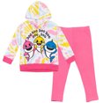 thumbnail image 1 of Pinkfong Baby Shark Infant Baby Girls Fleece Hoodie & Leggings Pink 18 Months, 1 of 5