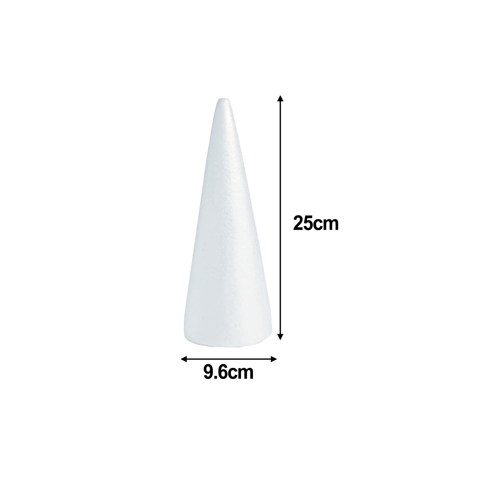 Three Styrofoam Shapes Stock Photo - Download Image Now - Cone