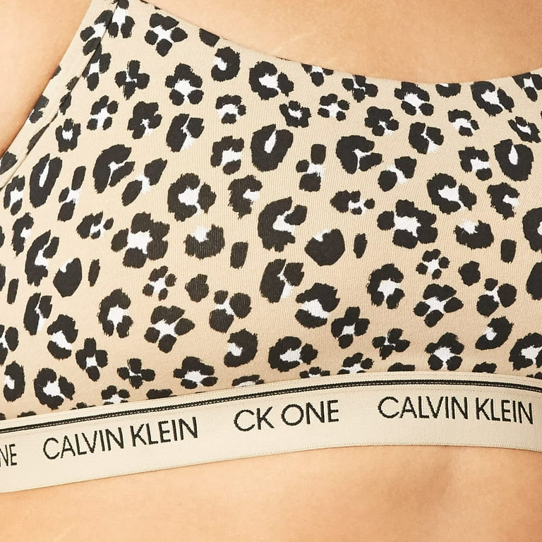 Calvin Klein Animal Lace Unlined Bralette - Belle Lingerie