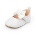 thumbnail image 2 of Yoyauz Baby Girl Mary Jane Shoes Anti Slip Rubber Sole Ballet Slippers Princess Dress Wedding Shoes Newborn Kids Shoes Toddler Shoes（0-12 Month）, 2 of 7