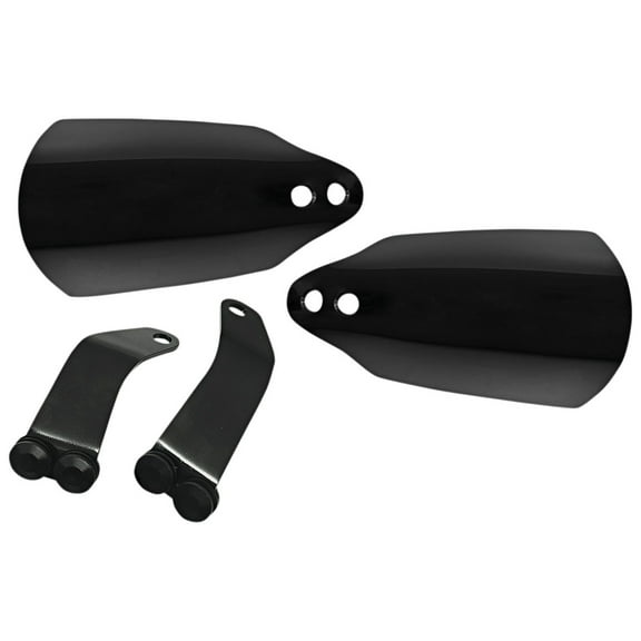 Memphis Shades Black Lucite Handguards (MEB7223)