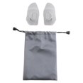 thumbnail image 3 of 2x Empuñaduras de gimnasio para levantamiento de pesas Almohadillas de agarre de silicona Empuñaduras de mano para peso muerto Gris, 3 of 9