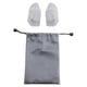 thumbnail image 3 of 2 almohadillas ergonómicas para barra de levantamiento de pesas, sin dedos, con bolsa antideslizante. Gris, 3 of 9
