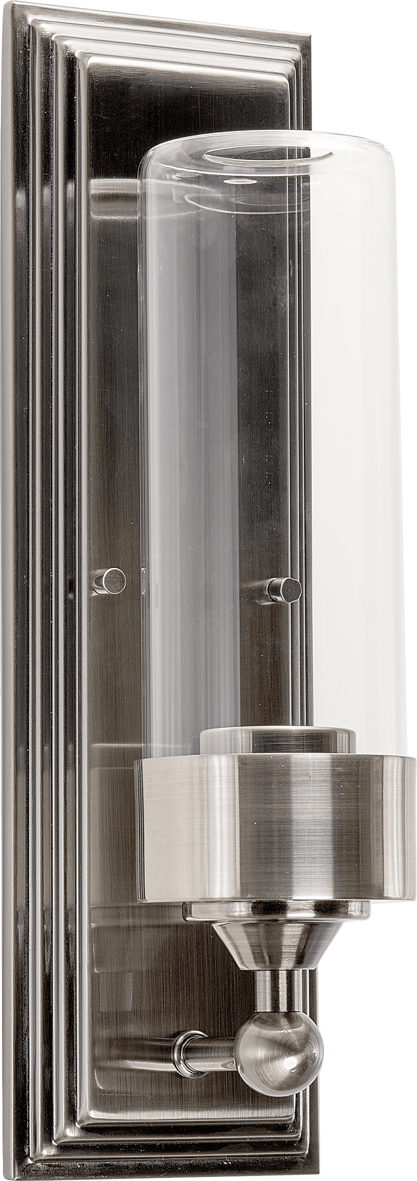 Luminance Sunset Lighting F1710157 Esquire One Light Sconce Clear