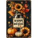 thumbnail image 1 of Fall Y'All Thanksgiving Pumpkin Sign Funny Metal Tin Sign Wall Decor for Home Yard Office Kitchen Outdoor 12×16 Inch, 1 of 5