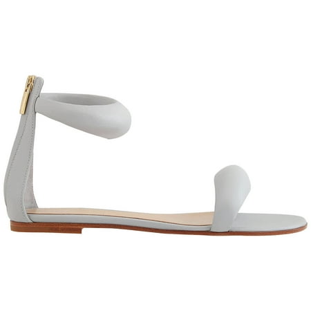 

Gianvito Rossi Bijoux 05 Mist Nappa Flat Sandals Brand Size 36 ( US Size 6 )