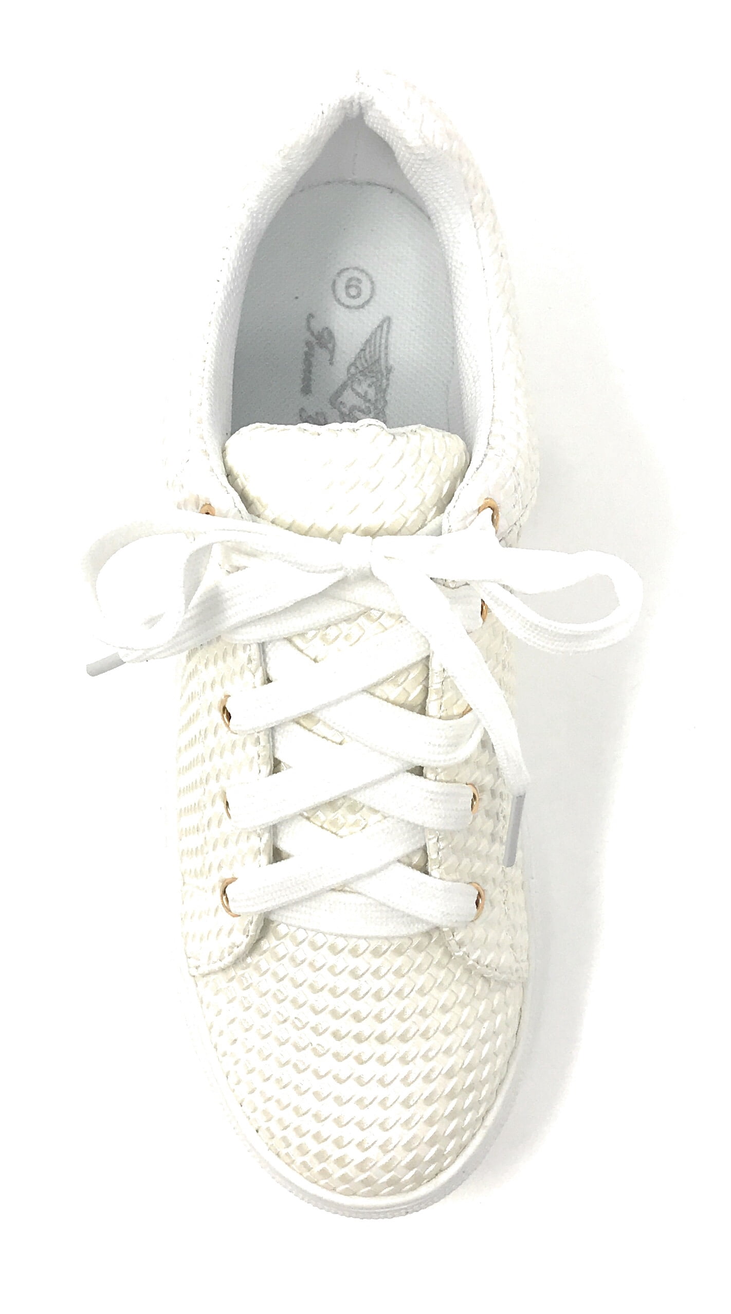 Forever Young Women's Textured Material Lace up Sneakers