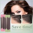 thumbnail image 2 of 2 Pcs Hairline Powder Stick, Hair Shadow and Root Touch Up Powder, Waterproof Hair Shading Sponge Pen Filler Powder for Cover Gray Hair Root, Hair Touch-Up, Thin Hair, Mocha Brown, 2 of 7